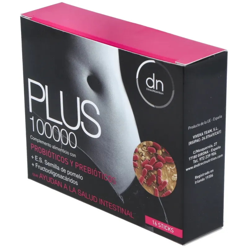 Direct nutrition complex plus 100000 probiotico 16 sobres | Farmacia Barata
