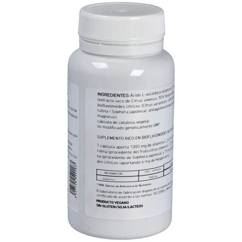 Direct nutrition vitamina c 1000ui complex bioflavonoides 60caps | Farmacia Barata