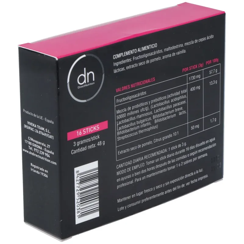Direct nutrition complex plus 100000 probiotico 16 sobres | Farmacia Barata