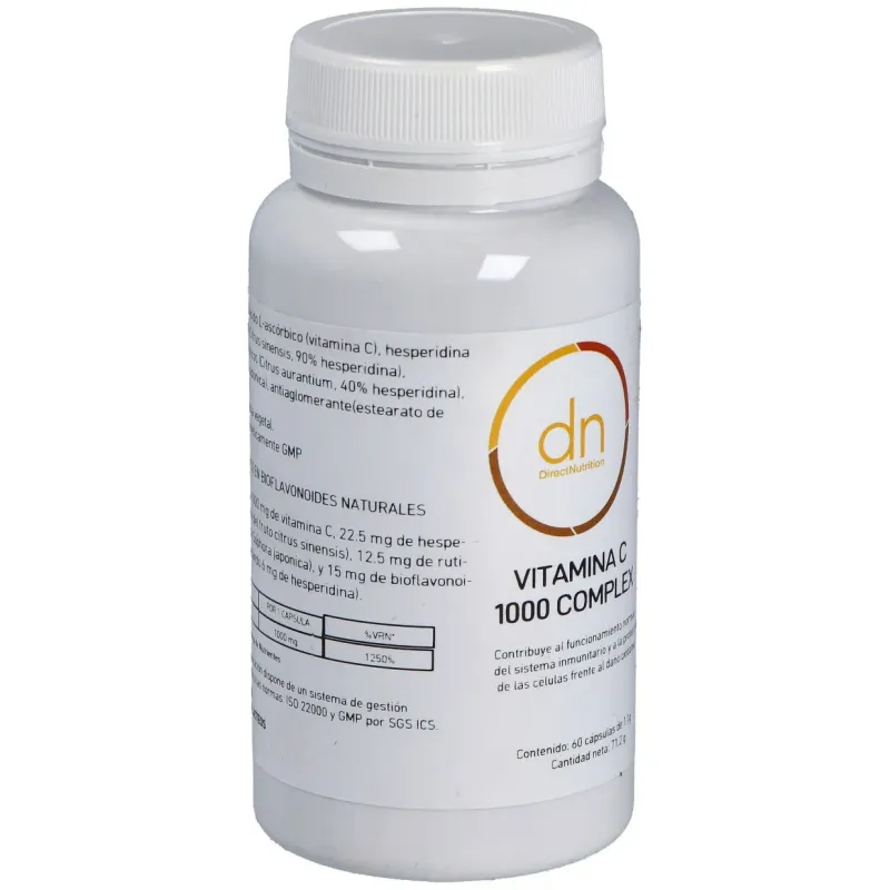 Direct nutrition vitamina c 1000ui complex bioflavonoides 60caps | Farmacia Barata