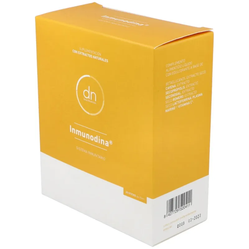Direct nutrition inmunodina sistema inmunitario viales 15uds | Farmacia Barata