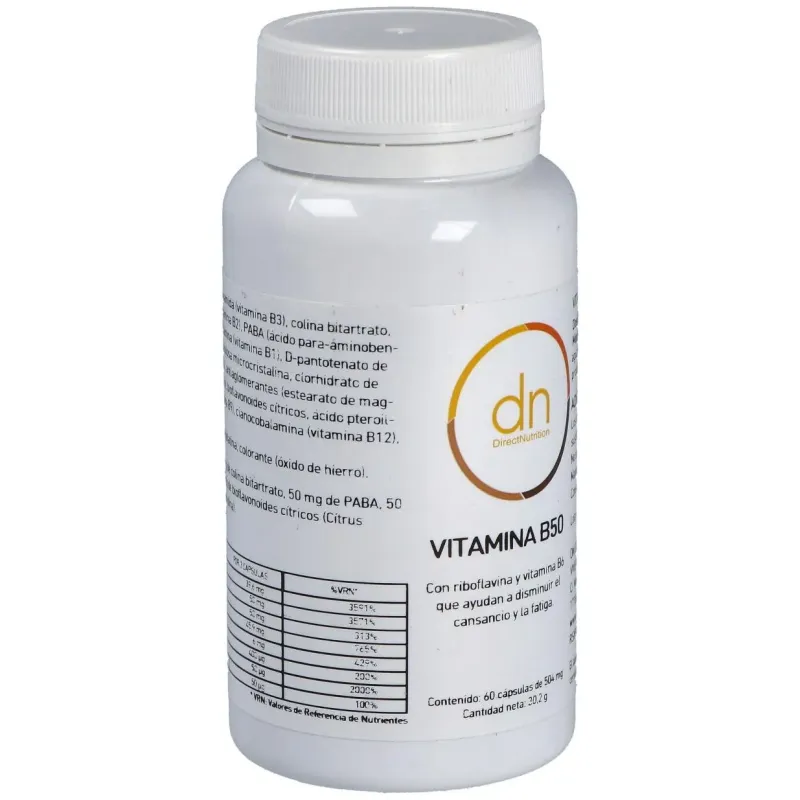 Direct nutrition vitamina b50 complex | Farmacia Barata