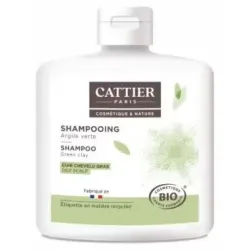 Cattier champú cuero cabelludo graso arcilla verde 250ml