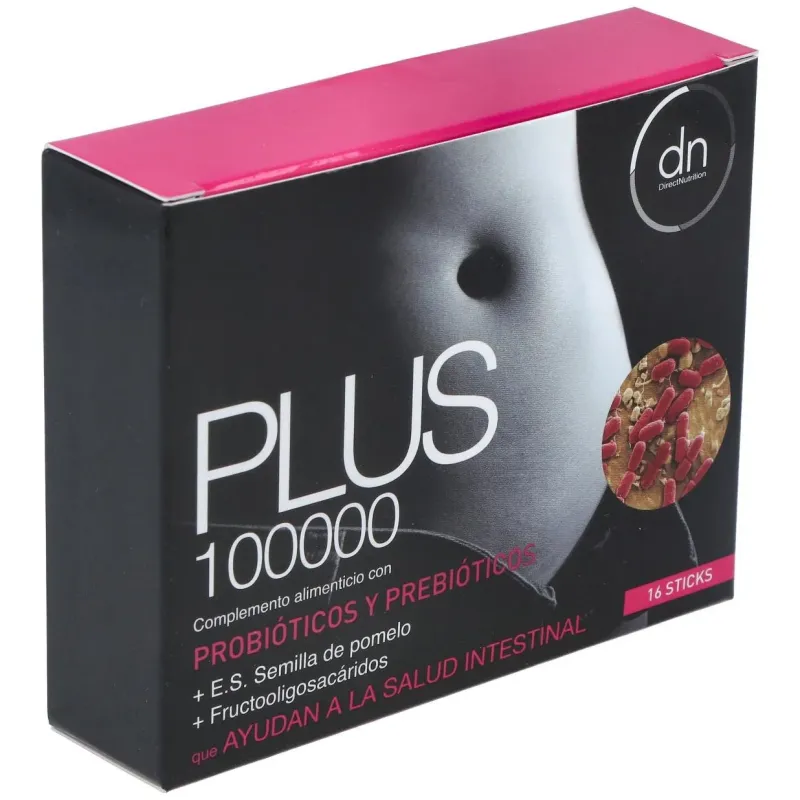 Direct nutrition complex plus 100000 probiotico 16 sobres | Farmacia Barata