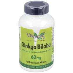 Vbyotics ginko biloba 60mg 120caps