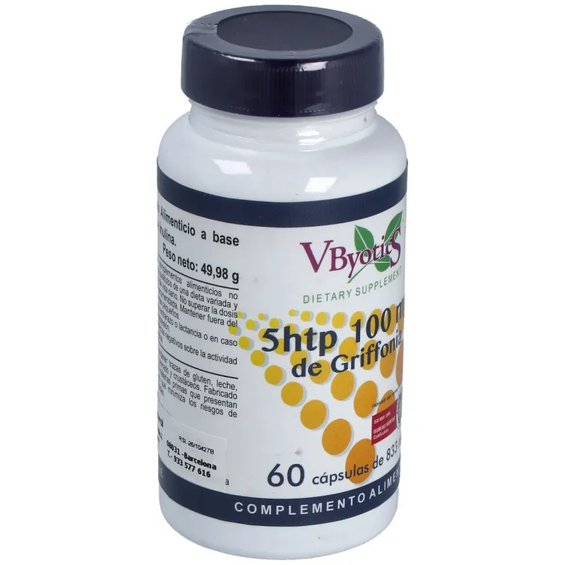 Vbyotics 5-htp 100 mg 60 caps | Farmacia Barata