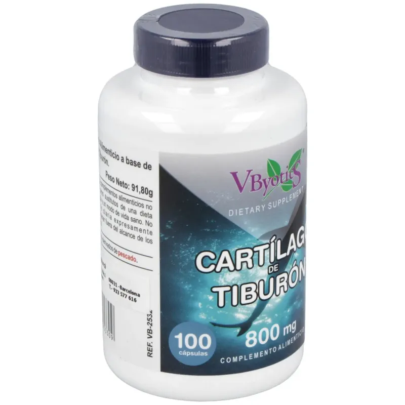 Cartilago de tiburon 800mg. 100cap. | Farmacia Barata