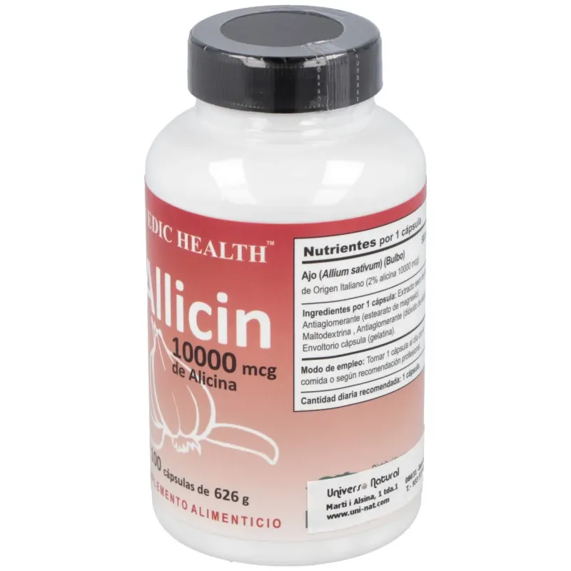 Vedic health allicin 10000 100caps | Farmacia Barata