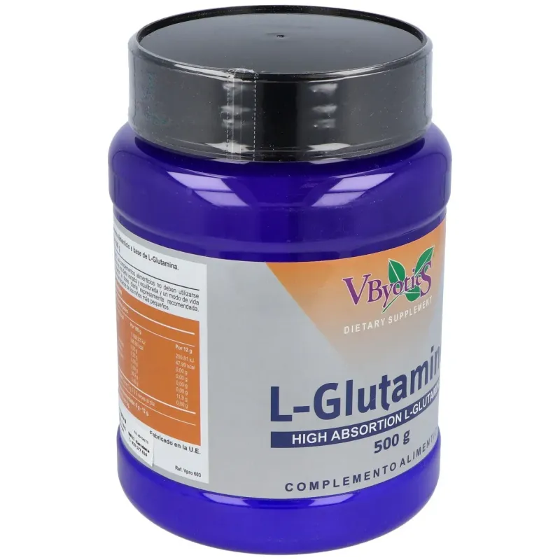Vbyotics l-glutamina polvo 500g | Farmacia Barata
