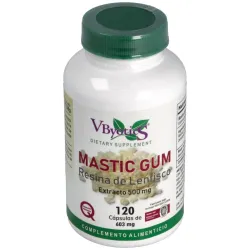 Vbyotics mastic gum extracto de resina de lentisco 120caps