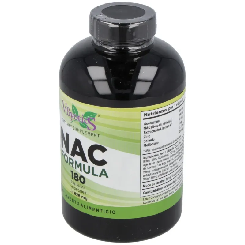 Vbyotics nac formula 828mg 180caps | Farmacia Barata