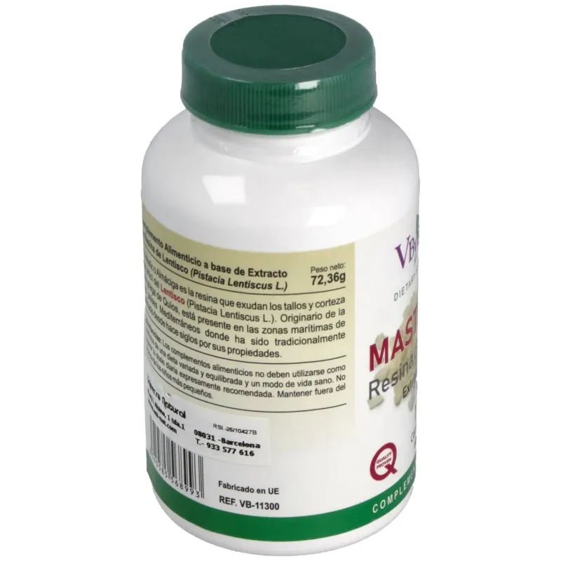 Vbyotics mastic gum extracto de resina de lentisco 120caps | Farmacia Barata