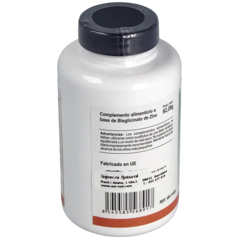 Vbyotics bisglicinato de zinc 25mg 180comp | Farmacia Barata