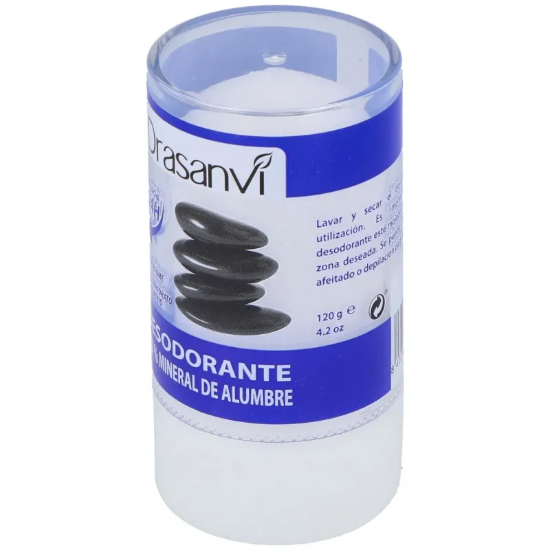 Drasanvi desodorante alumbre mineral cristal 120g | Farmacia Barata