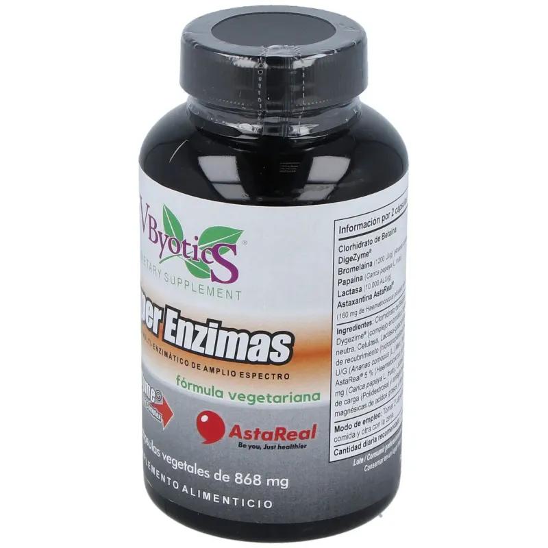 Vbyotics super enzimas vegetales 868mg 90caps | Farmacia Barata Vbyotics super enzimas vegetales 868mg 90caps | Farmacia Barata