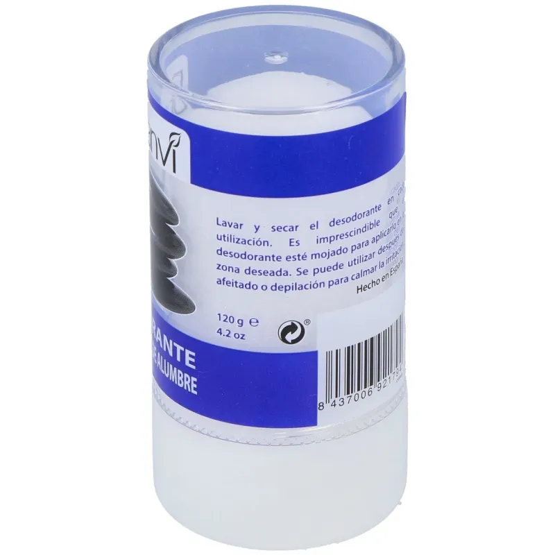 Drasanvi desodorante alumbre mineral cristal 120g | Farmacia Barata