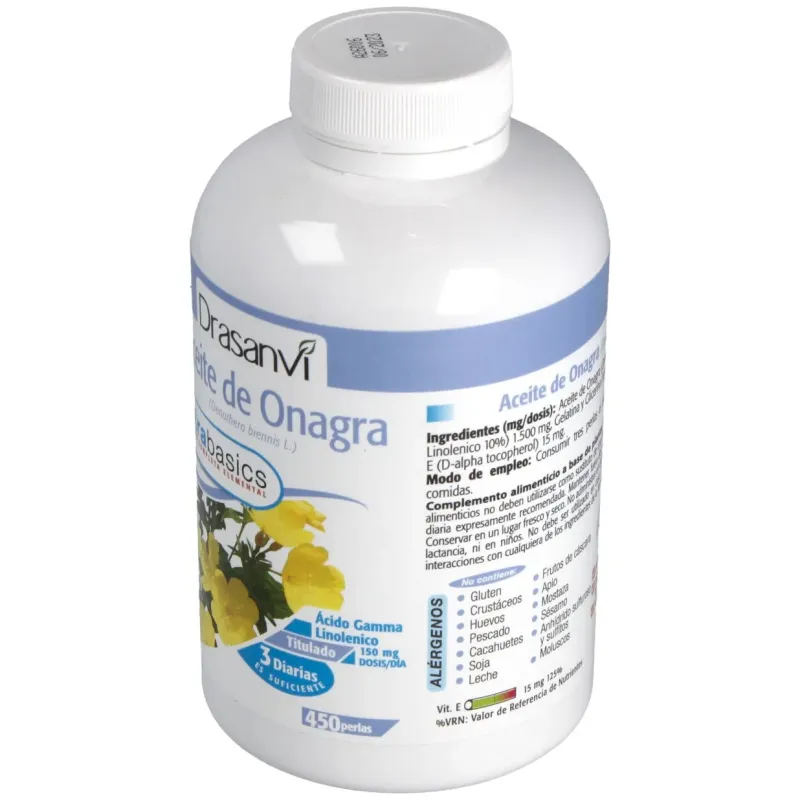 Drasanvi aceite de onagra 515mg 450perlas | Farmacia Barata