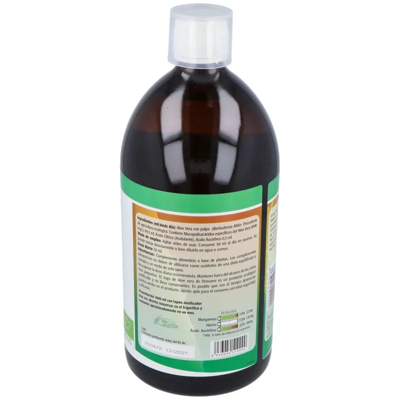 Jugo aloe vera bio 1litro | Farmacia Barata
