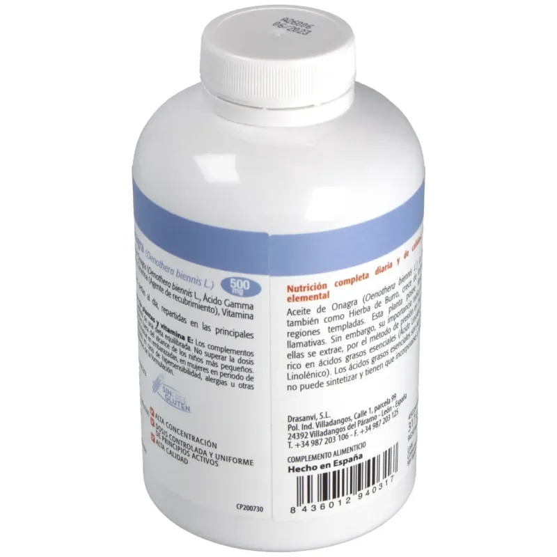 Drasanvi aceite de onagra 515mg 450perlas | Farmacia Barata