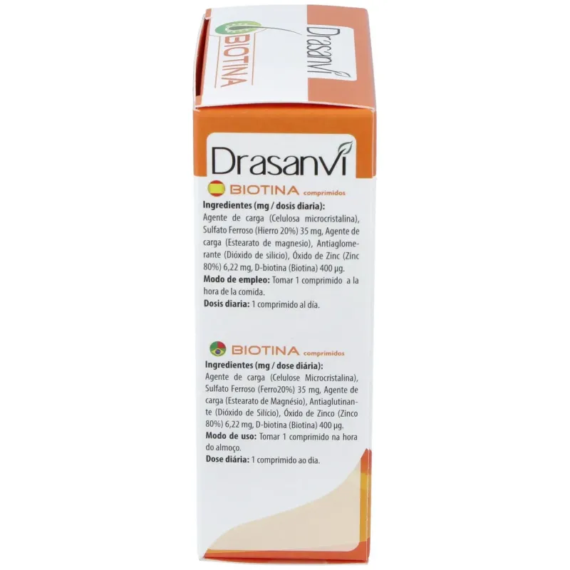 Drasanvi biotina cabello y uñas 45comp | Farmacia Barata