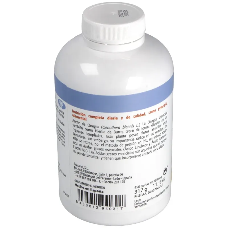 Drasanvi aceite de onagra 515mg 450perlas | Farmacia Barata