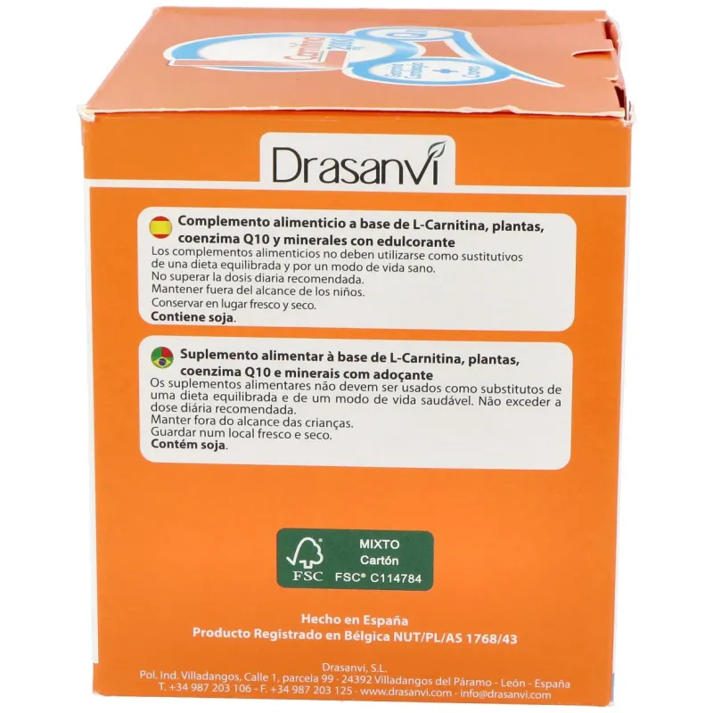 Drasanvi l-carnitina 2000mg 20 viales