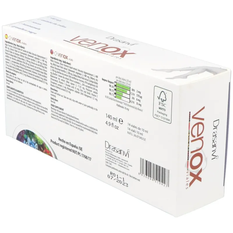 Drasanvi venox viales 14x10ml | Farmacia Barata