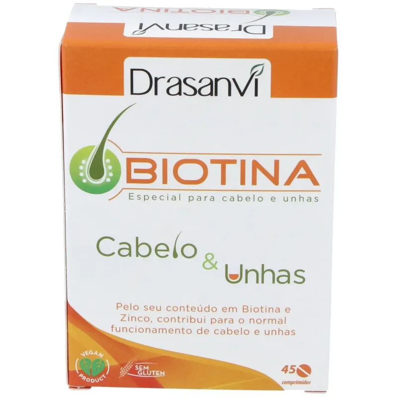 Drasanvi biotina cabello y uñas 45comp | Farmacia Barata