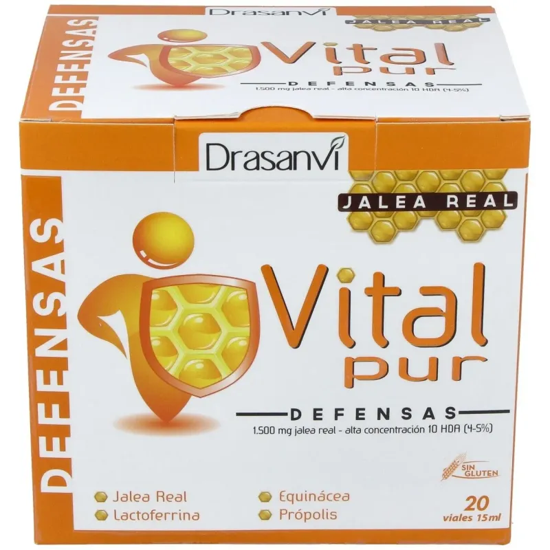 Drasanvi vitalpur jalea real defensas 15ml 20uds | Farmacia Barata