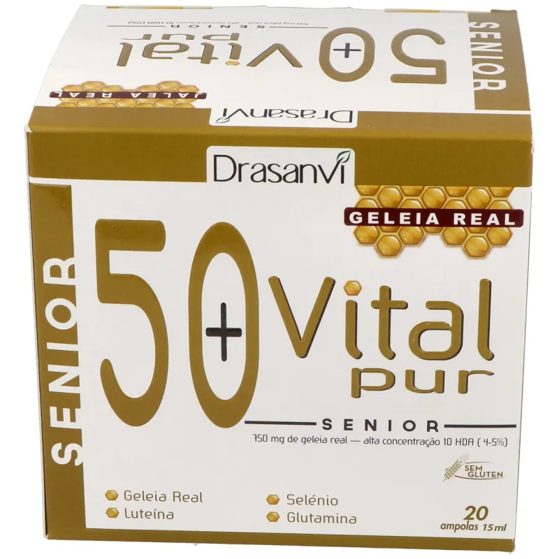 Drasanvi vitalpur senior jalea real 750mg 20x15ml | Farmacia Barata