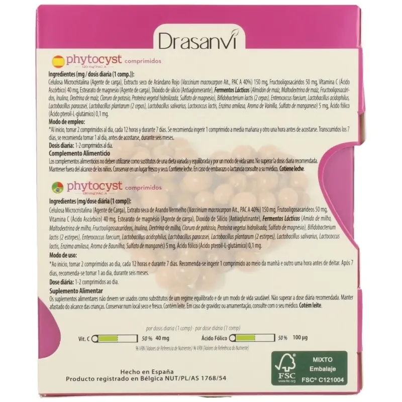 Drasanvi phytocyst arándano probióticos 30cap | Farmacia Barata Drasanvi phytocyst arándano probióticos 30cap | Farmacia Barata