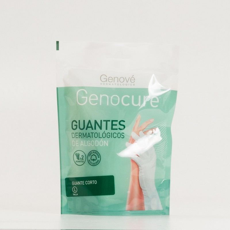 Comprar Genocure Guantes Dermatológicos Algodón Talla L, 2 Uds