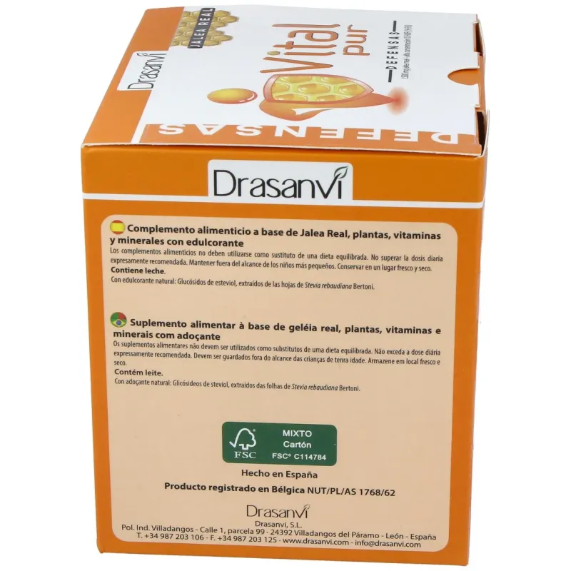 Drasanvi vitalpur jalea real defensas 15ml 20uds | Farmacia Barata