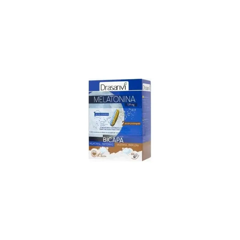 Melatonina bicapa retard 60comp. | Farmacia Barata