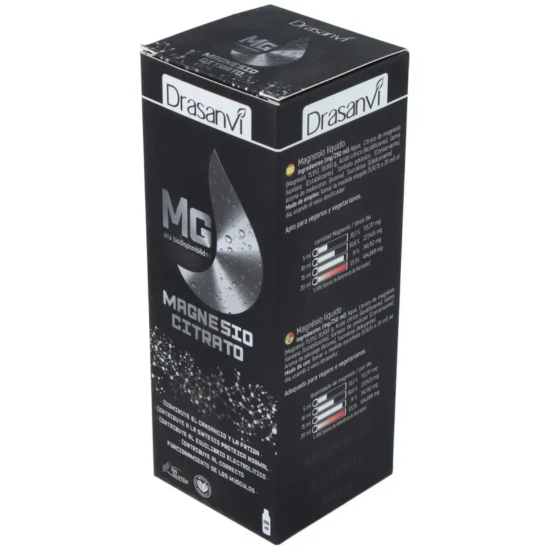 Drasanvi magnesio citrato liquido 36mg 250ml | Farmacia Barata Drasanvi magnesio citrato liquido 36mg 250ml | Farmacia Barata