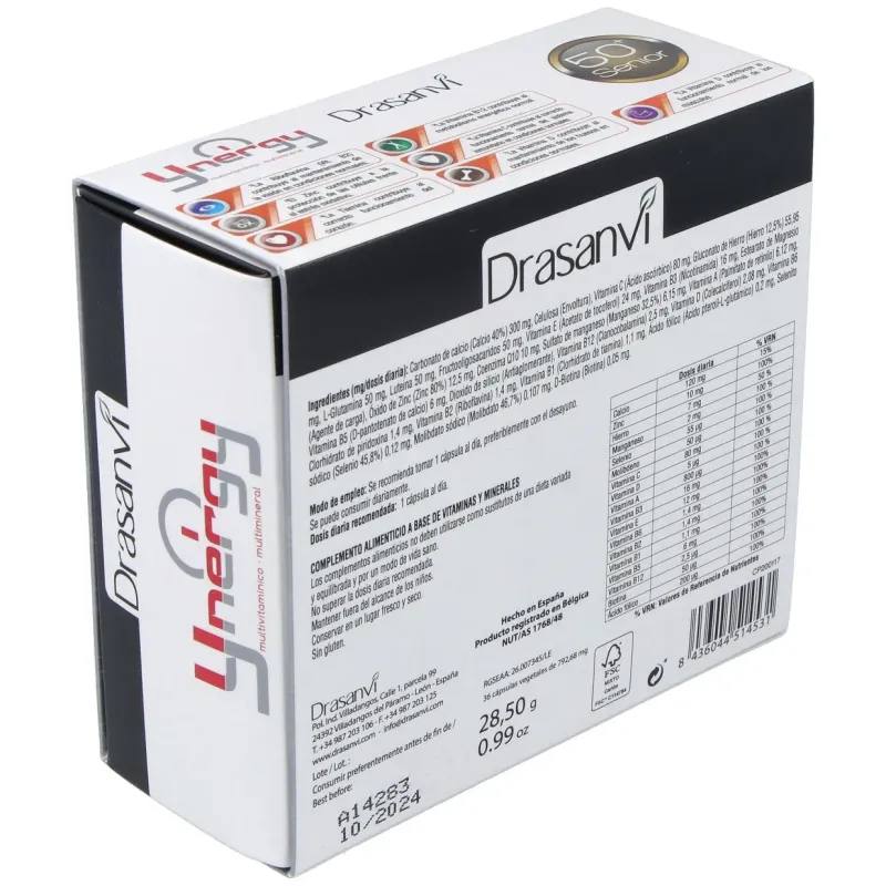 Drasanvi ynergy senior 36 cáps. | Farmacia Barata Drasanvi ynergy senior 36 cáps. | Farmacia Barata