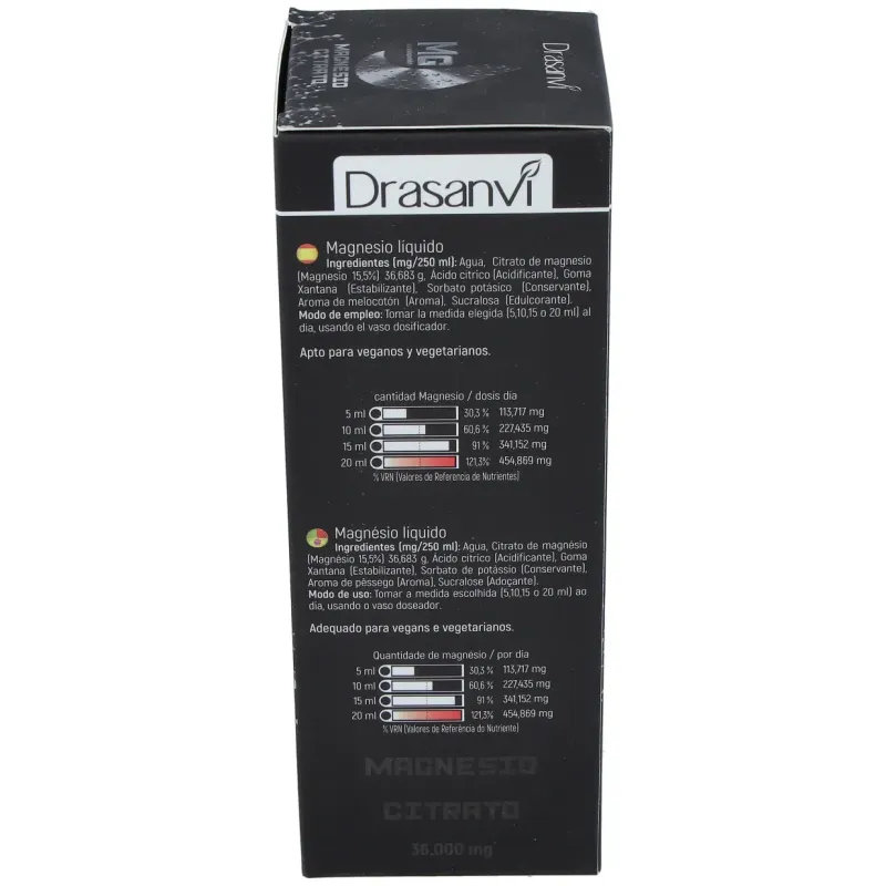 Drasanvi magnesio citrato liquido 36mg 250ml | Farmacia Barata Drasanvi magnesio citrato liquido 36mg 250ml | Farmacia Barata