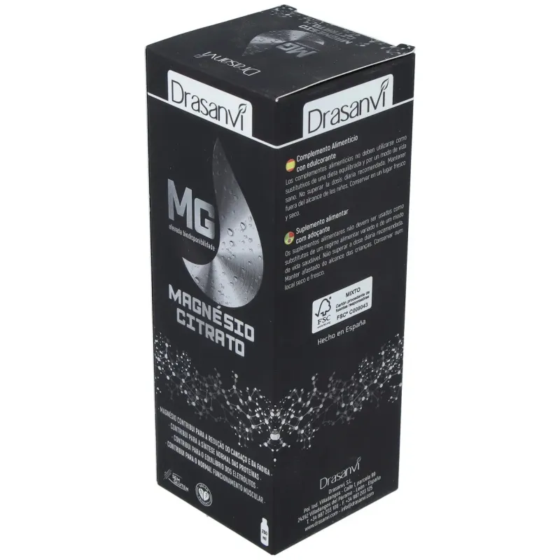 Drasanvi magnesio citrato liquido 36mg 250ml | Farmacia Barata Drasanvi magnesio citrato liquido 36mg 250ml | Farmacia Barata
