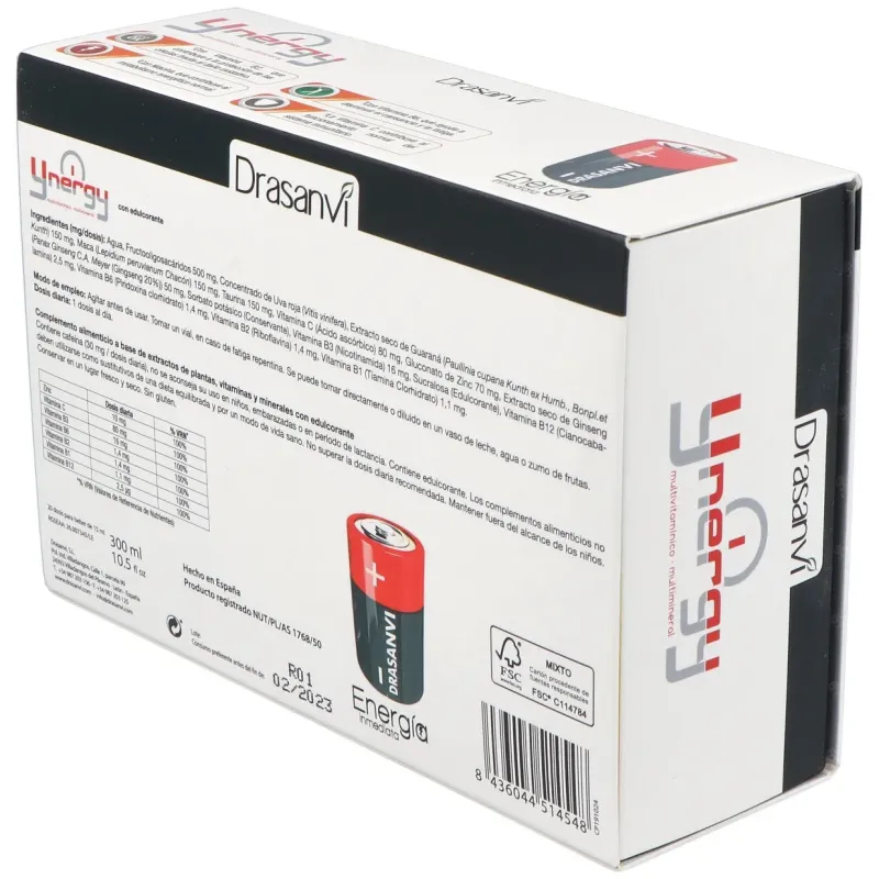 Drasanvi ynergy energía inmediata 20 ampollas 15ml | Farmacia Barata Drasanvi ynergy energía inmediata 20 ampollas 15ml | Farmacia Barata