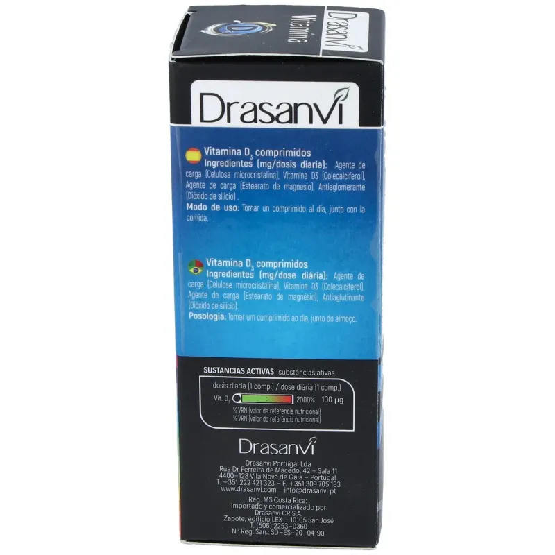 Drasanvi vitamina d3 4000ui 90 comprimidos | Farmacia Barata