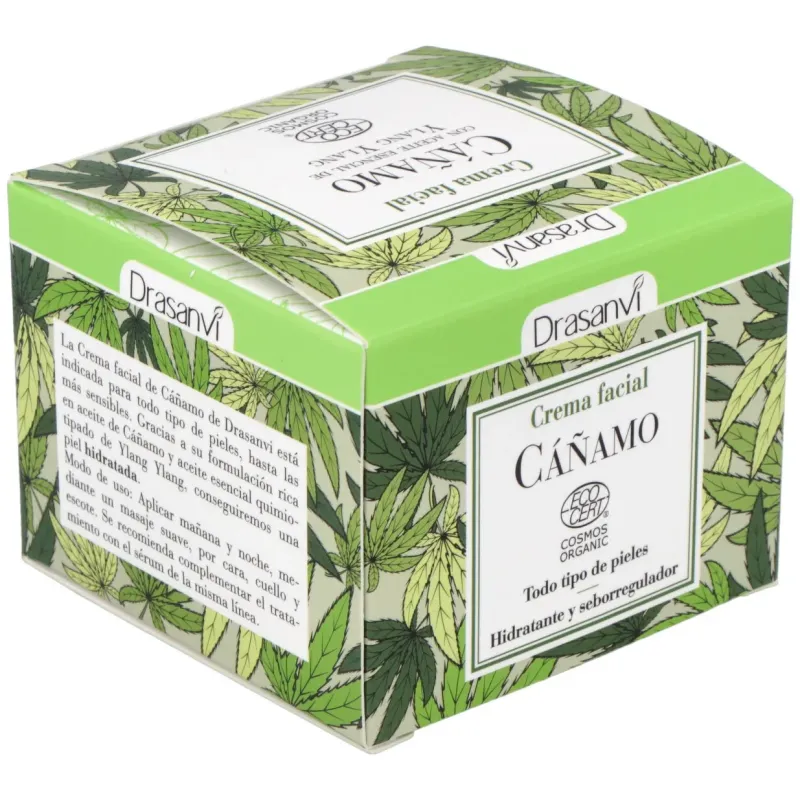 Crema facial cañamo 50ml. ecocert bio | Farmacia Barata