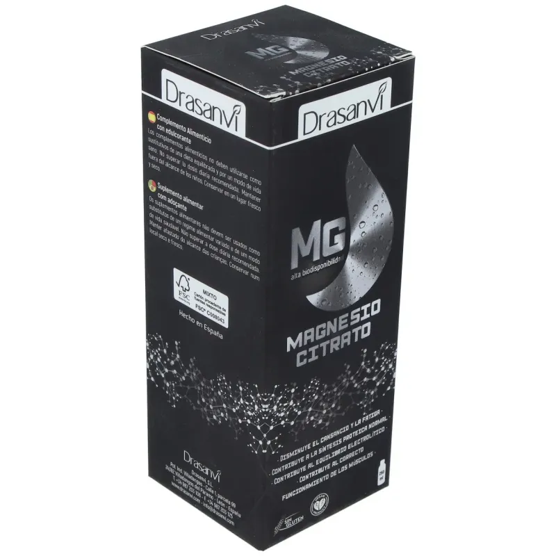 Drasanvi magnesio citrato liquido 36mg 250ml | Farmacia Barata Drasanvi magnesio citrato liquido 36mg 250ml | Farmacia Barata