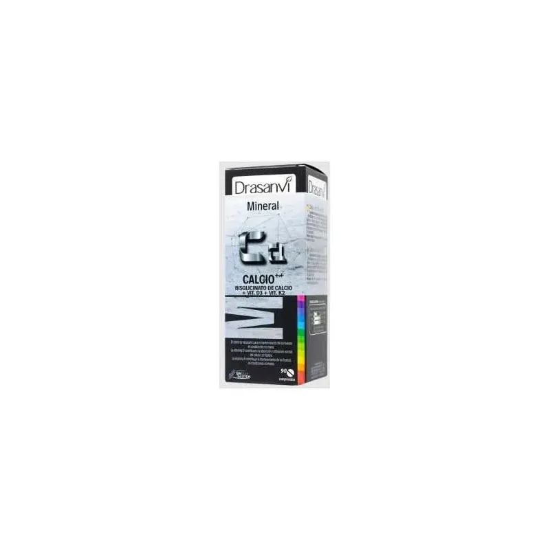 Drasanvi mineral calcio vitamina d3+k2 90comp | Farmacia Barata Drasanvi mineral calcio vitamina d3+k2 90comp | Farmacia Barata