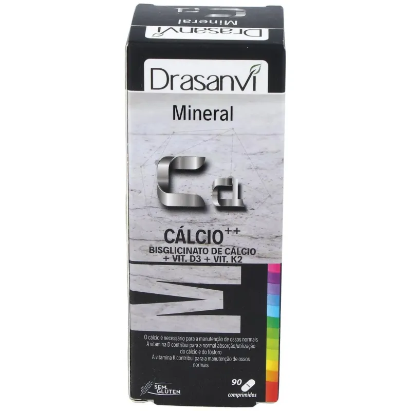 Drasanvi mineral calcio vitamina d3+k2 90comp | Farmacia Barata Drasanvi mineral calcio vitamina d3+k2 90comp | Farmacia Barata