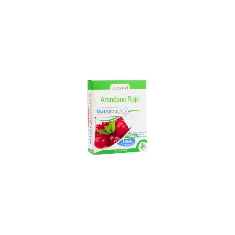 Nutrabasics arandano rojo 30caps. | Farmacia Barata