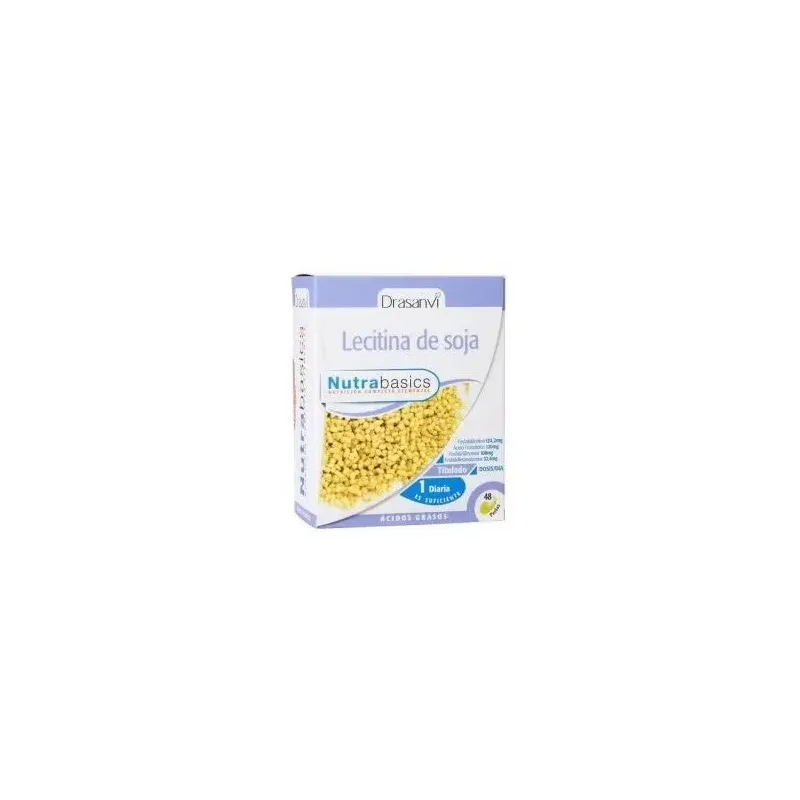 Nutrabasics lecitina de soja 1200mg. 48perlas | Farmacia Barata