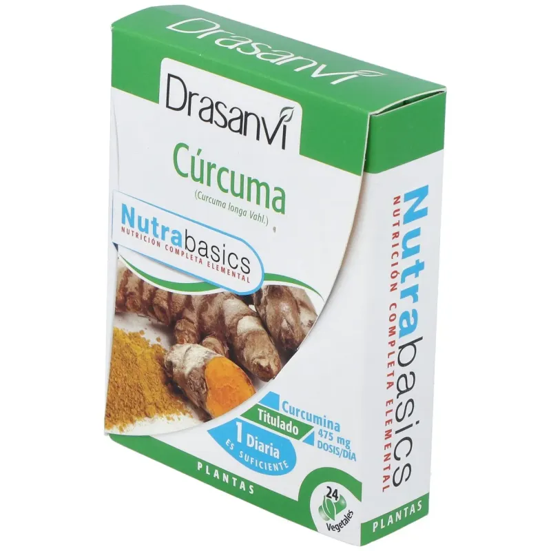 Drasanvi curcuma nutrabasicos 24 capsulas | Farmacia Barata