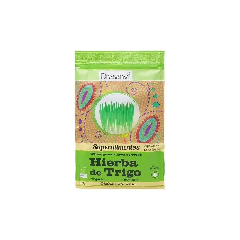 Hierba de trigo bio super alimentos drasanvi 125g | Farmacia Barata