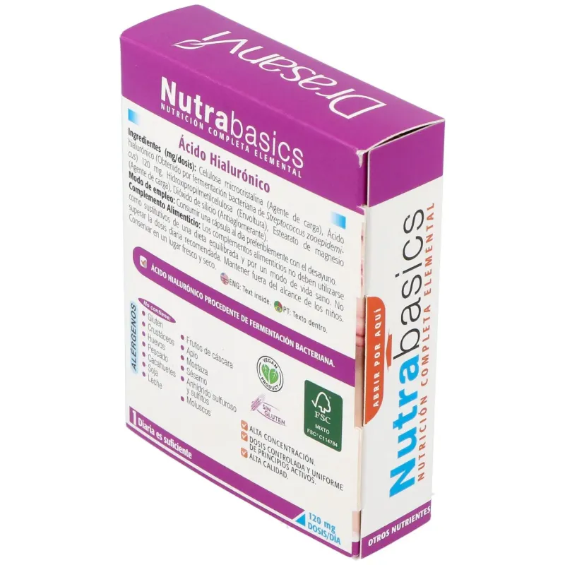 Drasanvi ácido hialurónico 516mg 30caps | Farmacia Barata
