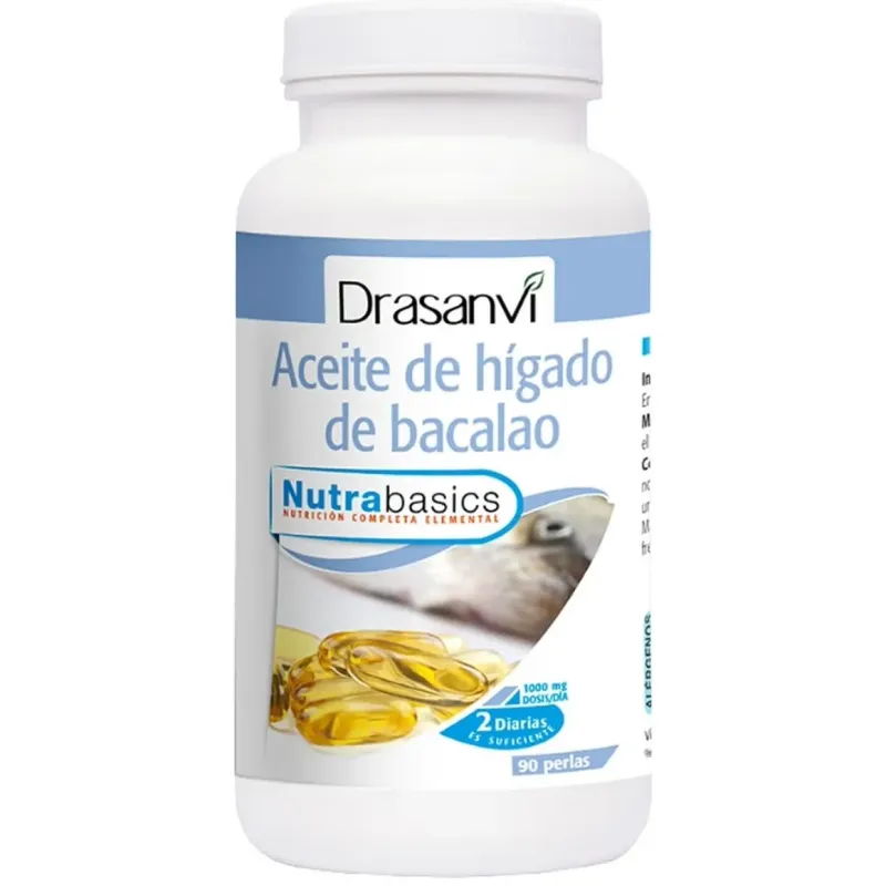 Drasanvi nutrabasics higado de bacalao 90 perlas | Farmacia Barata